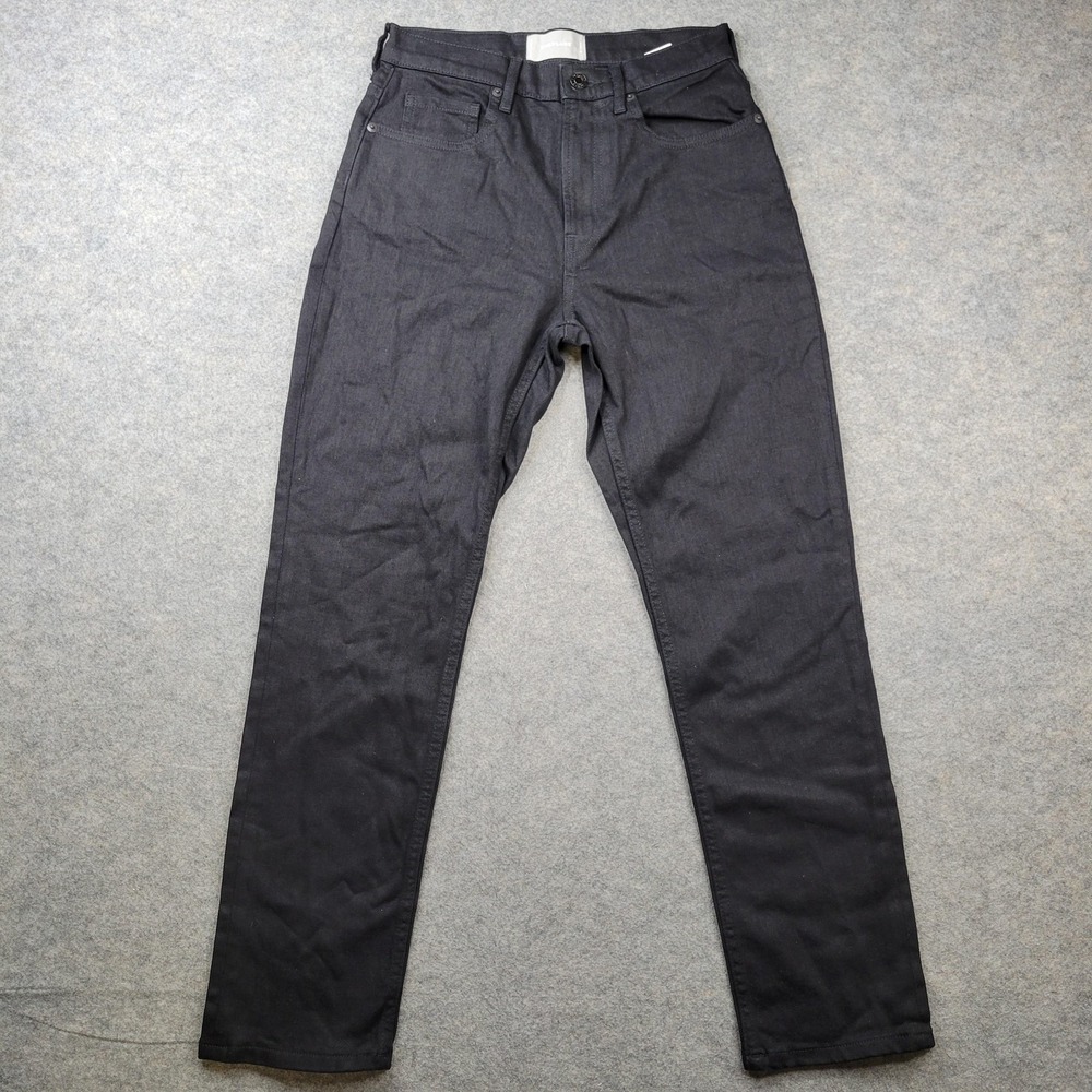 Everlane Jeans Womens 27 Regular Charcoal Wash‎ High Rise Straight Stretch Denim
